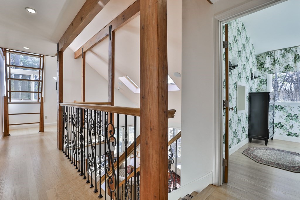 13 Haskell Lane Harvard, MA 01451 - Photo 28 of 39 a view of staircase with large window
