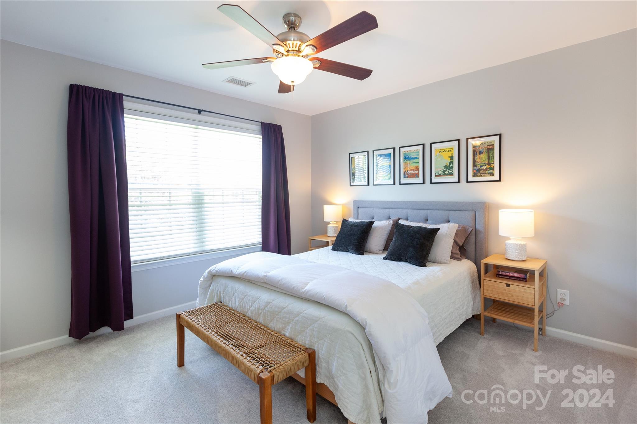 2304 Coltsgate Road Waxhaw, NC 28173 - Photo 22 of 29 a bedroom with a bed and a large window