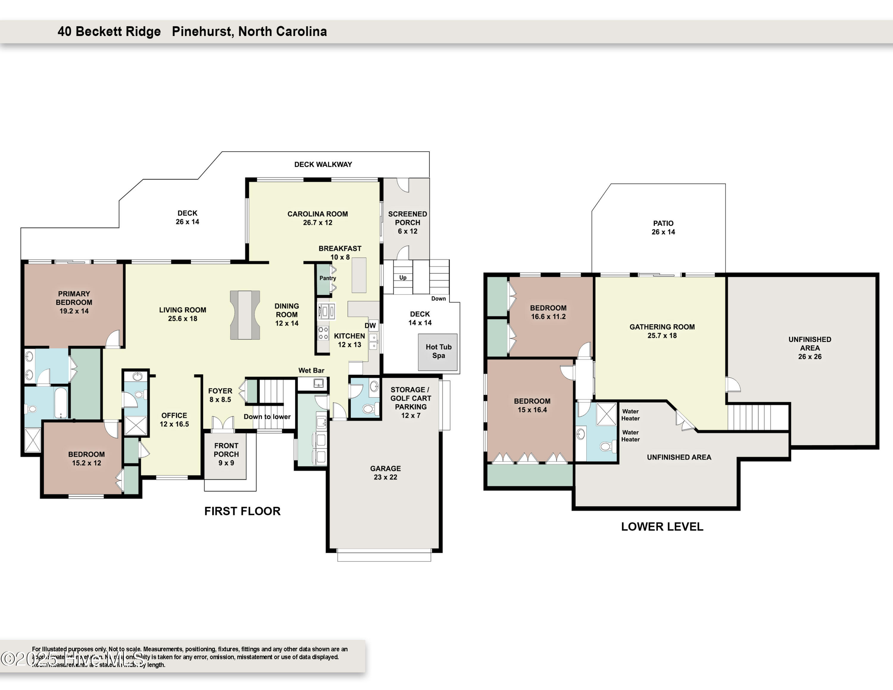 40 Beckett Ridge Pinehurst, NC 28374 - Photo 55 of 55 40_BeckettRidge_floorplan