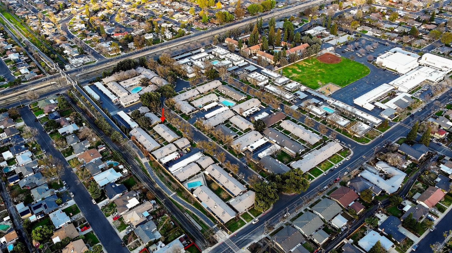 617 West Granger Avenue, Unit 66 Modesto, CA 95350 - Photo 39 of 46 an aerial view of a city