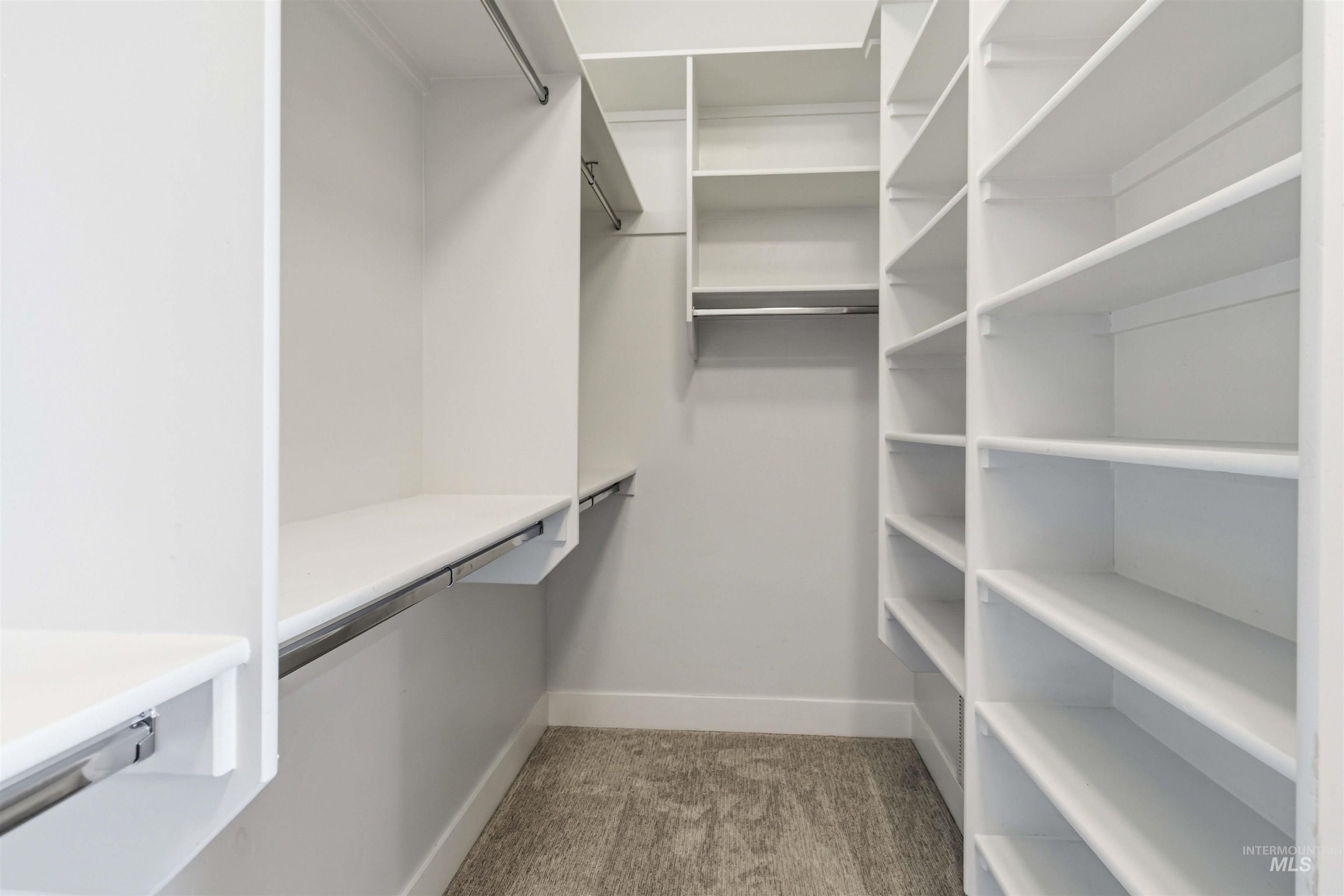 3218 North Cherry Laurel Way Star, ID 83669 - Photo 26 of 50 Room featuring wainscoting, neutral wall finishes, and gray carpeting