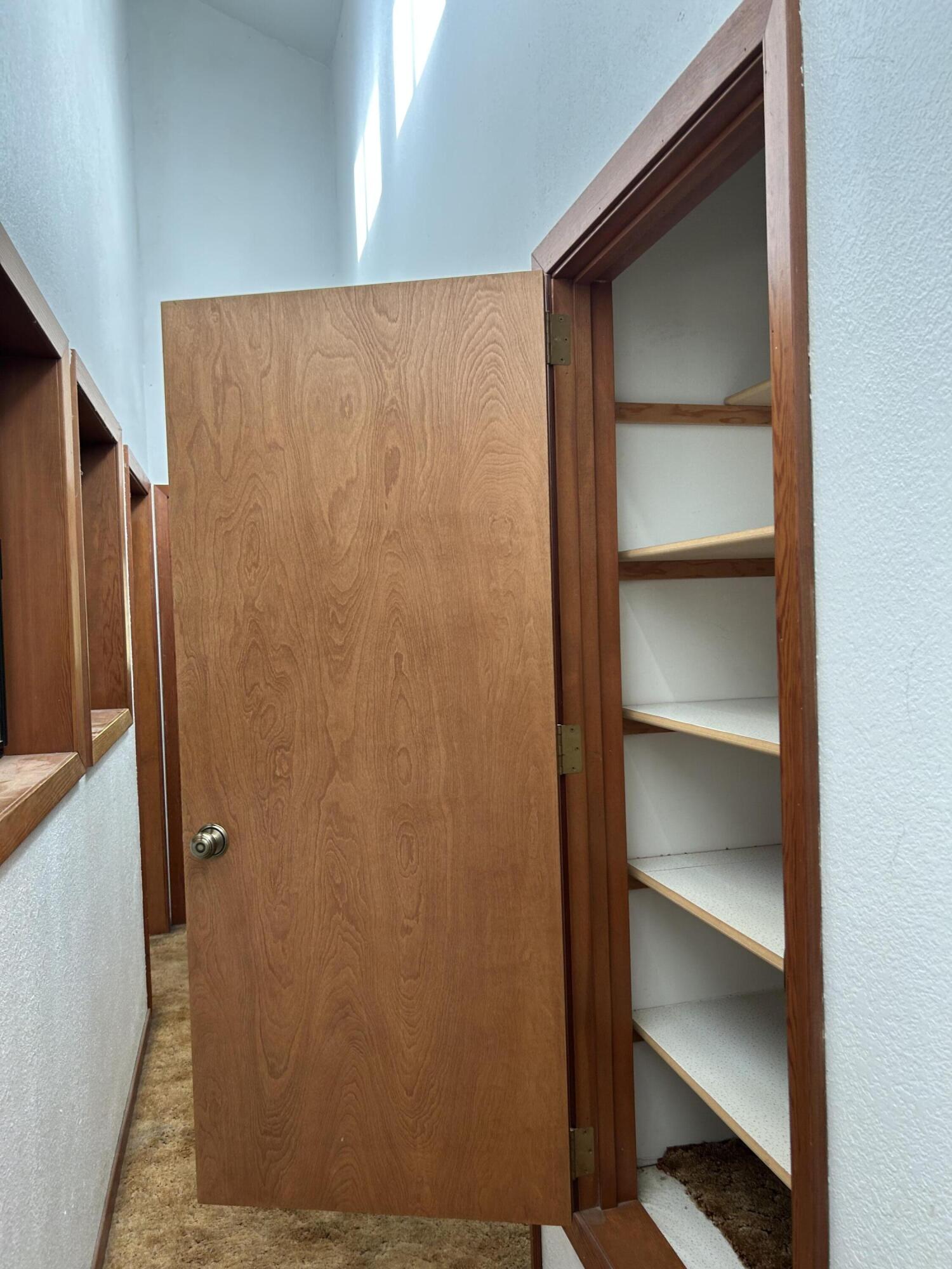 30 Bear Canyon Road Lewiston, CA 96052 - Photo 25 of 64 a view of walk in closet with empty racks