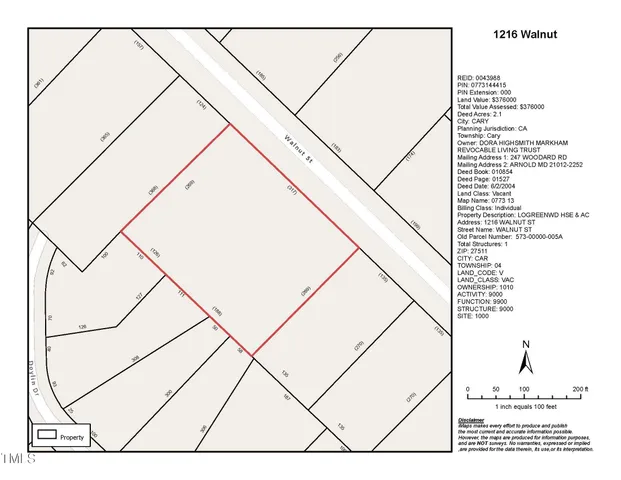 $599,900 | 1216 Walnut Street, Cary, NC 27511
