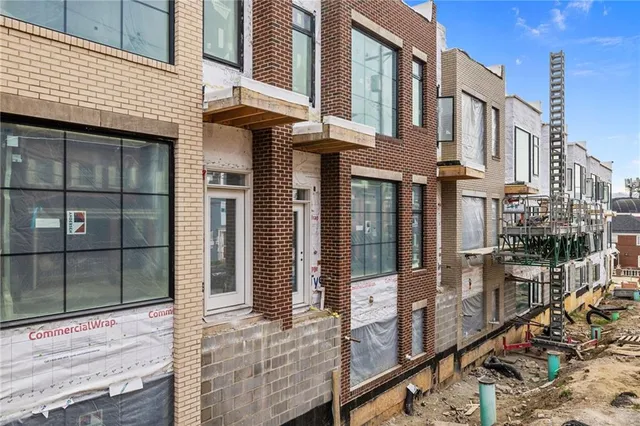 a view of balcony with deck