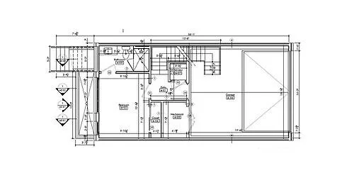 a black and white photo of a balcony
