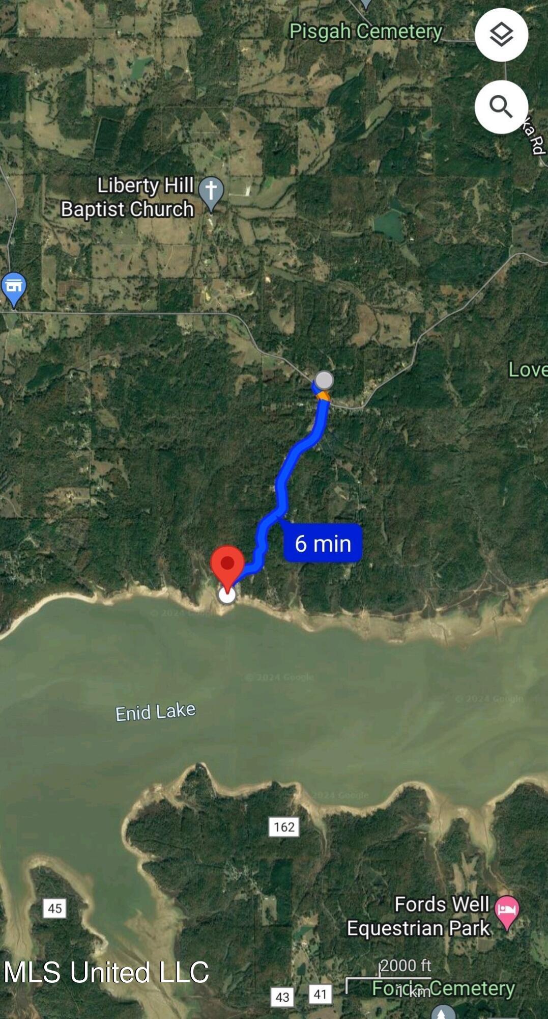 193 Chickasaw Ridge Pope, MS 38658 - Photo 21 of 23 Distance to Enid Boat Ramp 2