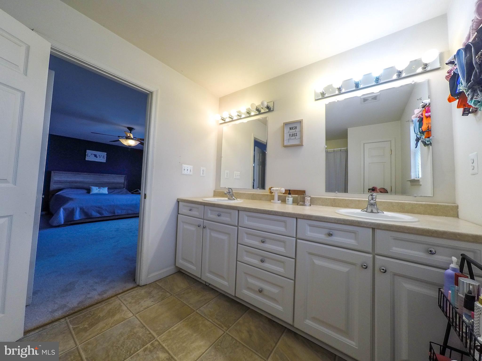 1406 Odenton Road Odenton, MD 21113 - Photo 23 of 42 Owners En-Suite Bathroom With Dual Sinks