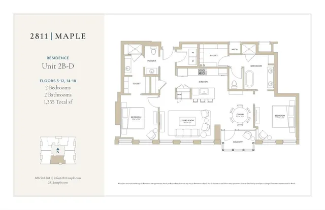 $6,575 | 2811 Maple Avenue, Unit 1106, Dallas, TX 75201