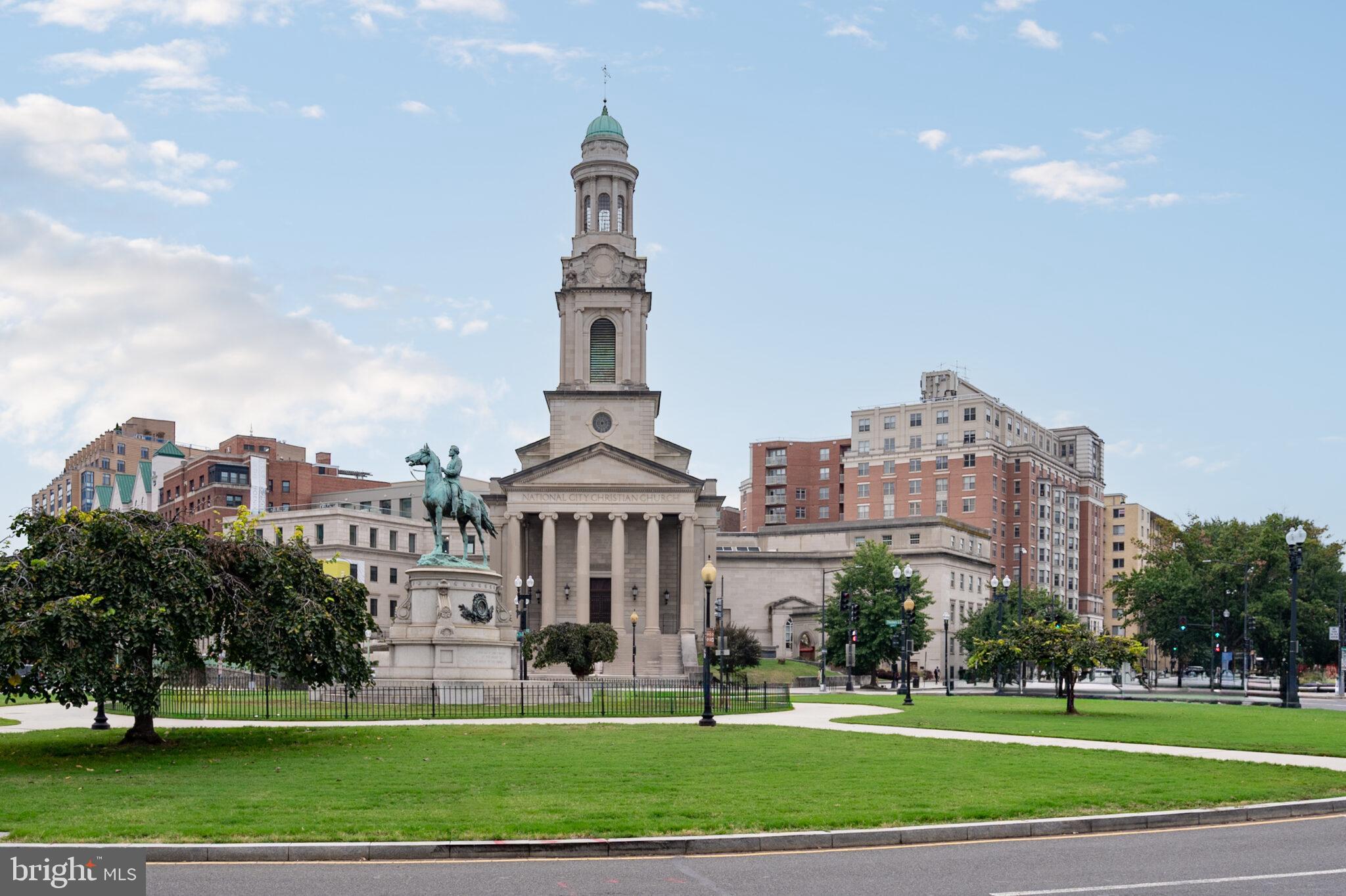 1314 Massachusetts Avenue Northwest, Unit 608 Washington, DC 20005 - Photo 40 of 40 a view of a building with a yard