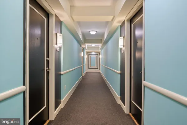 a view of an entryway of a house