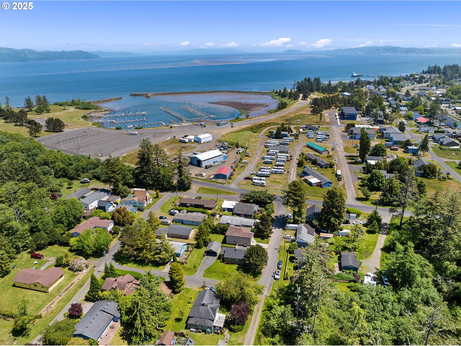 1225 3rd Avenue Hammond, OR 97121 - Photo 44 of 47 an aerial view of multiple house