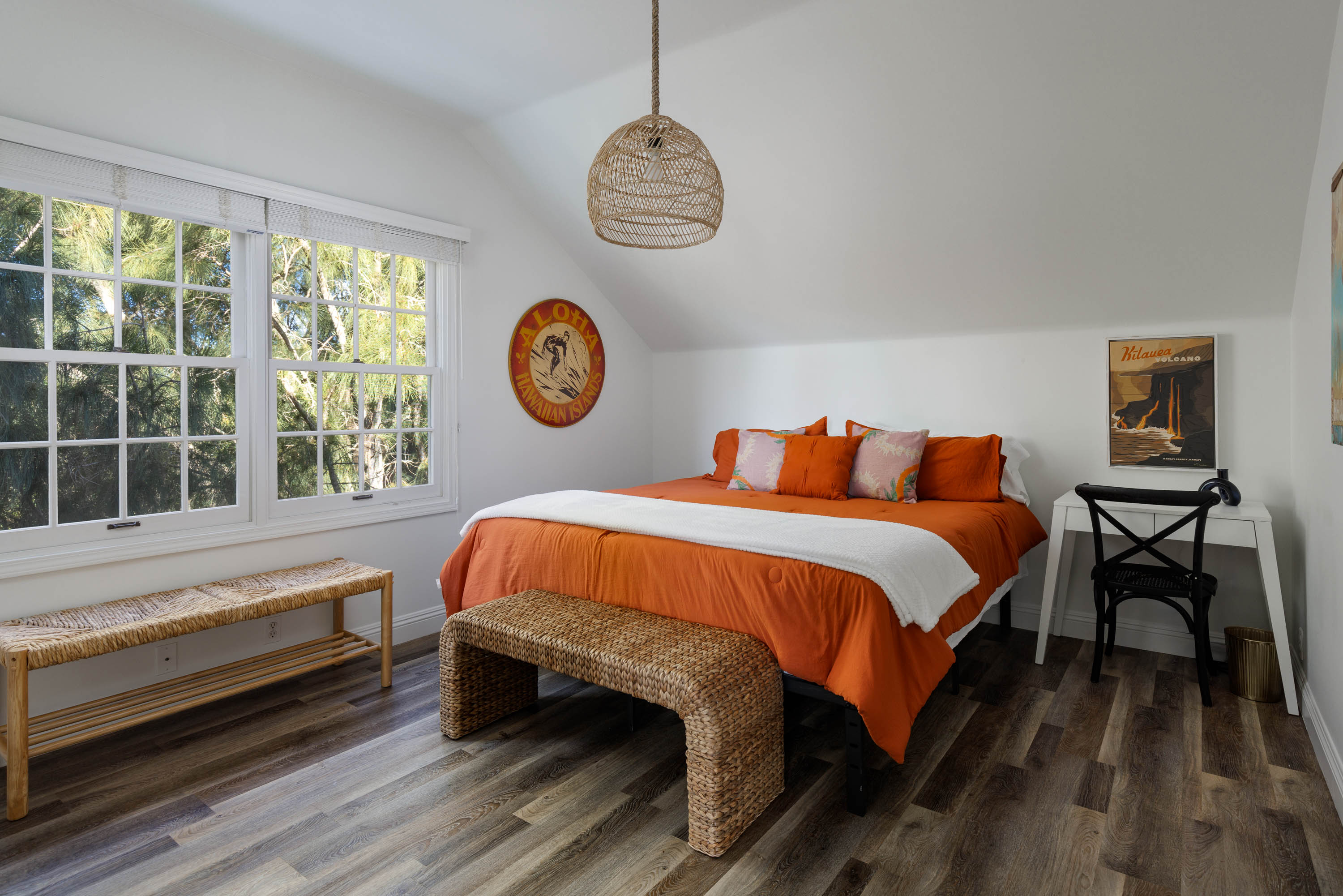 65-1235 Opelo Road, Unit 5 Kamuela, HI 96743 - Photo 12 of 17 a bed sitting in a bedroom next to a window