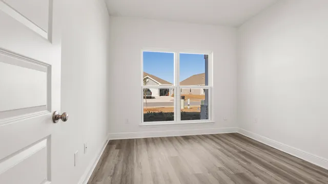 wooden floor in an empty room