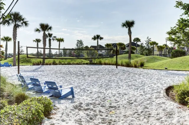a view of a lake with boats