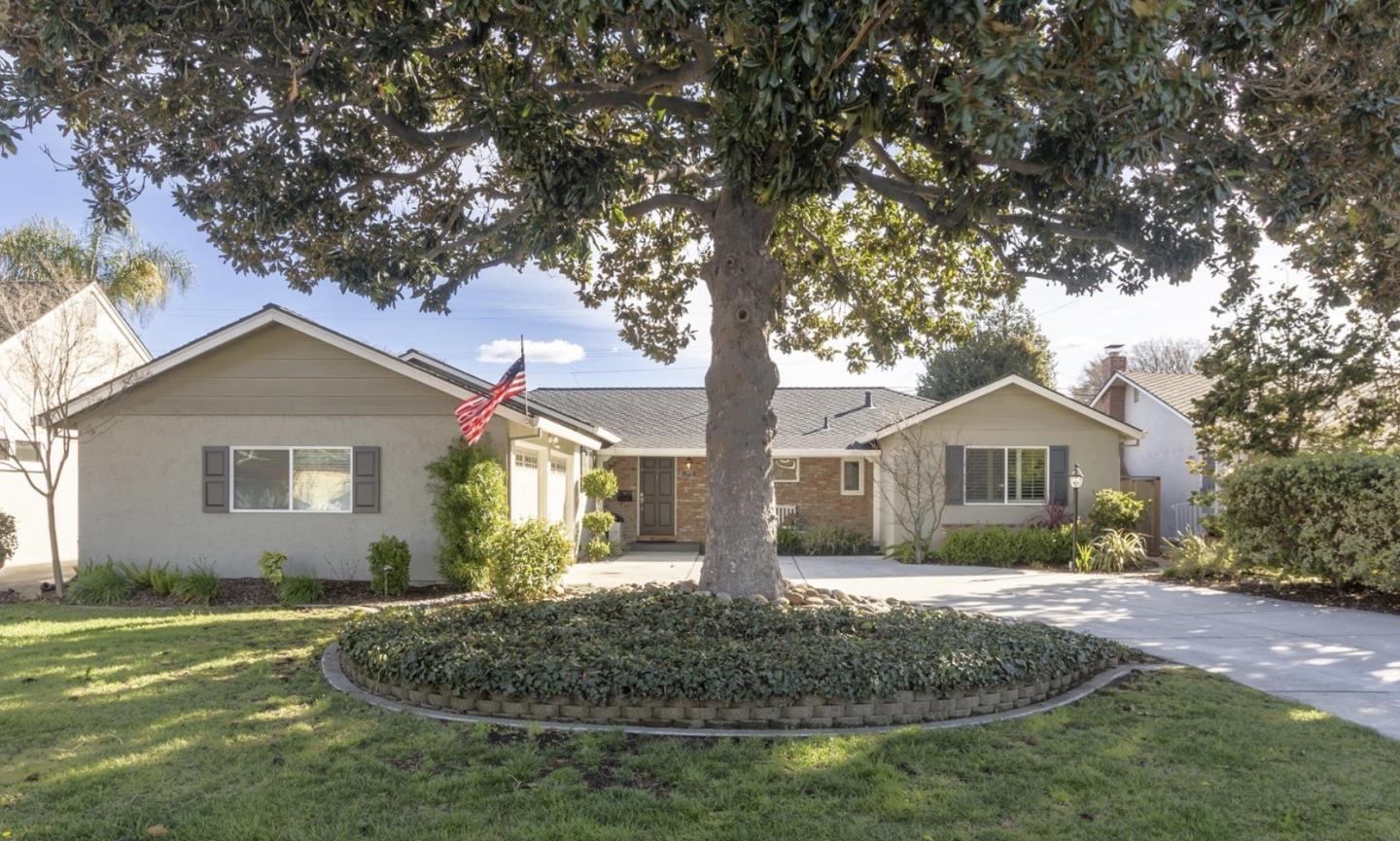 1470 Ridgeley Drive Campbell, CA 95008 - Photo 2 of 12 a front view of a house with garden