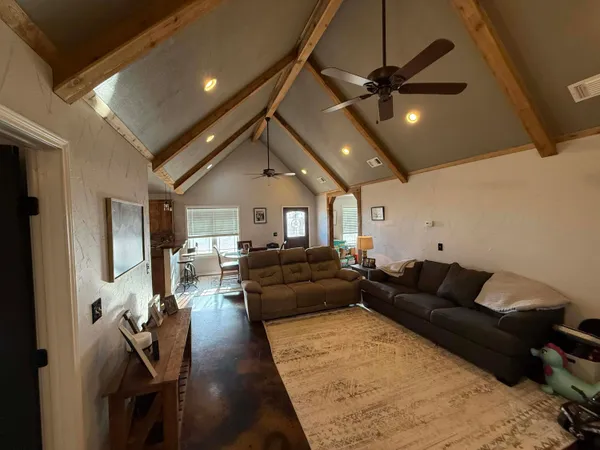 a work room with furniture