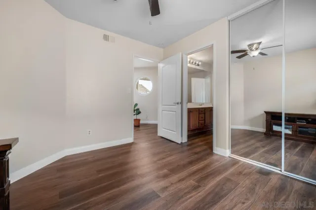 wooden floor in an empty room