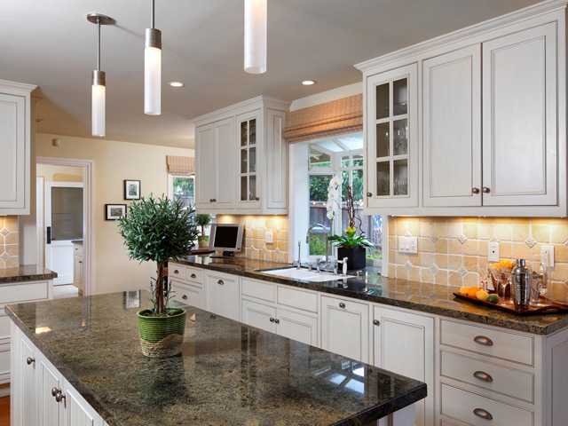 1316 Crest Road Del Mar, CA 92014 - Photo 7 of 25 Gorgeous details abound in the kitchen and adjacent breakfast nook