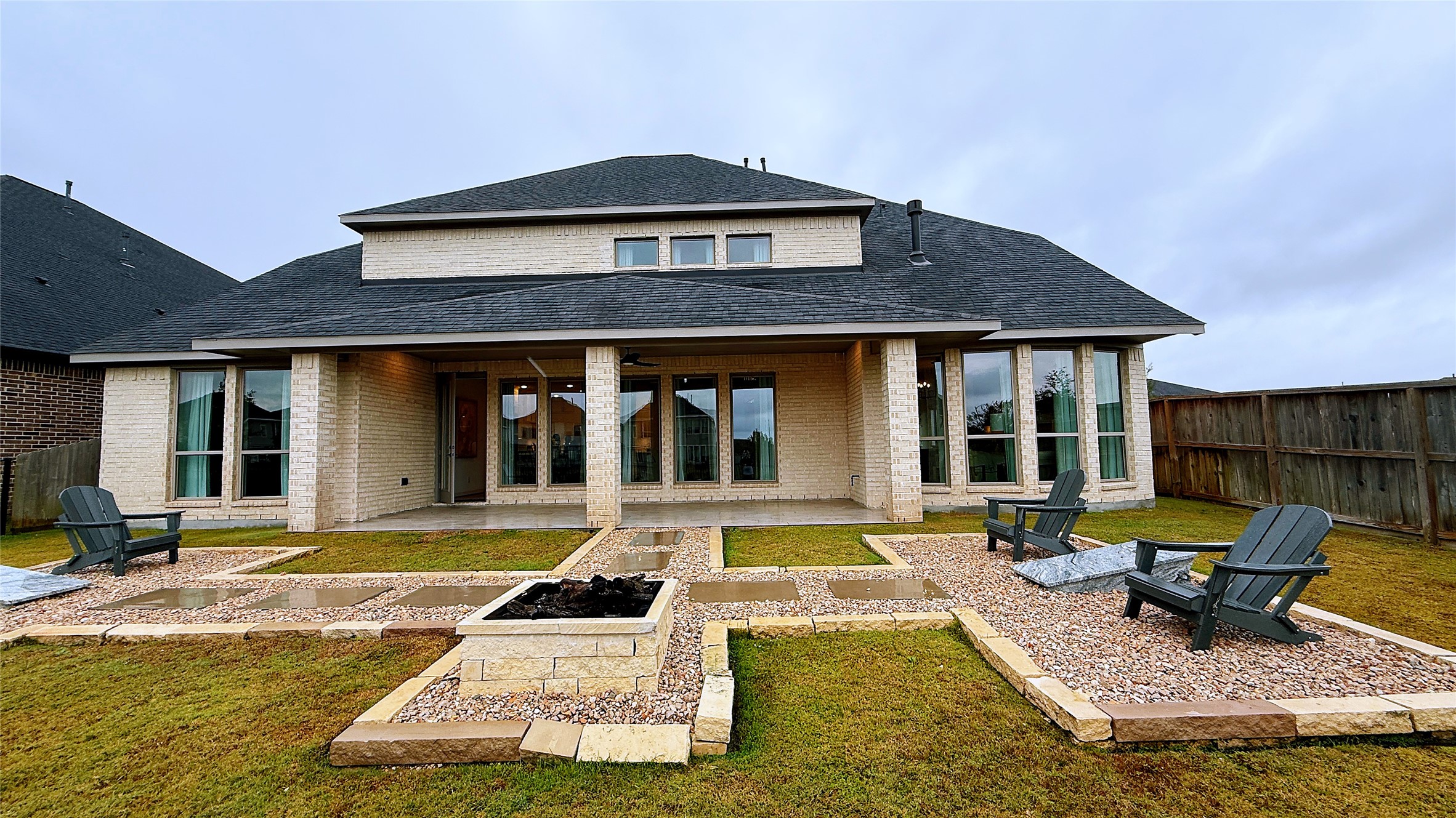 5603 Logan Ridge Lane Fulshear, TX 77441 - Photo 39 of 43 Cornhole boards and seats included with the property!
