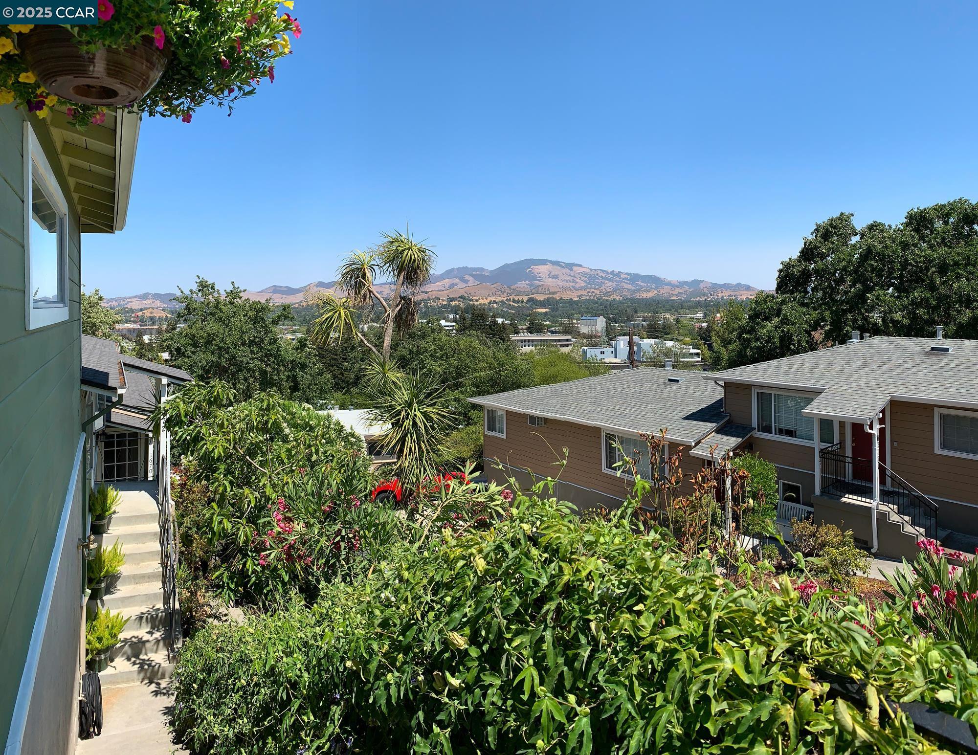 1672 Terrace Road Walnut Creek, CA 94597 - Photo 26 of 38 an aerial view of a house with yard and outdoor seating