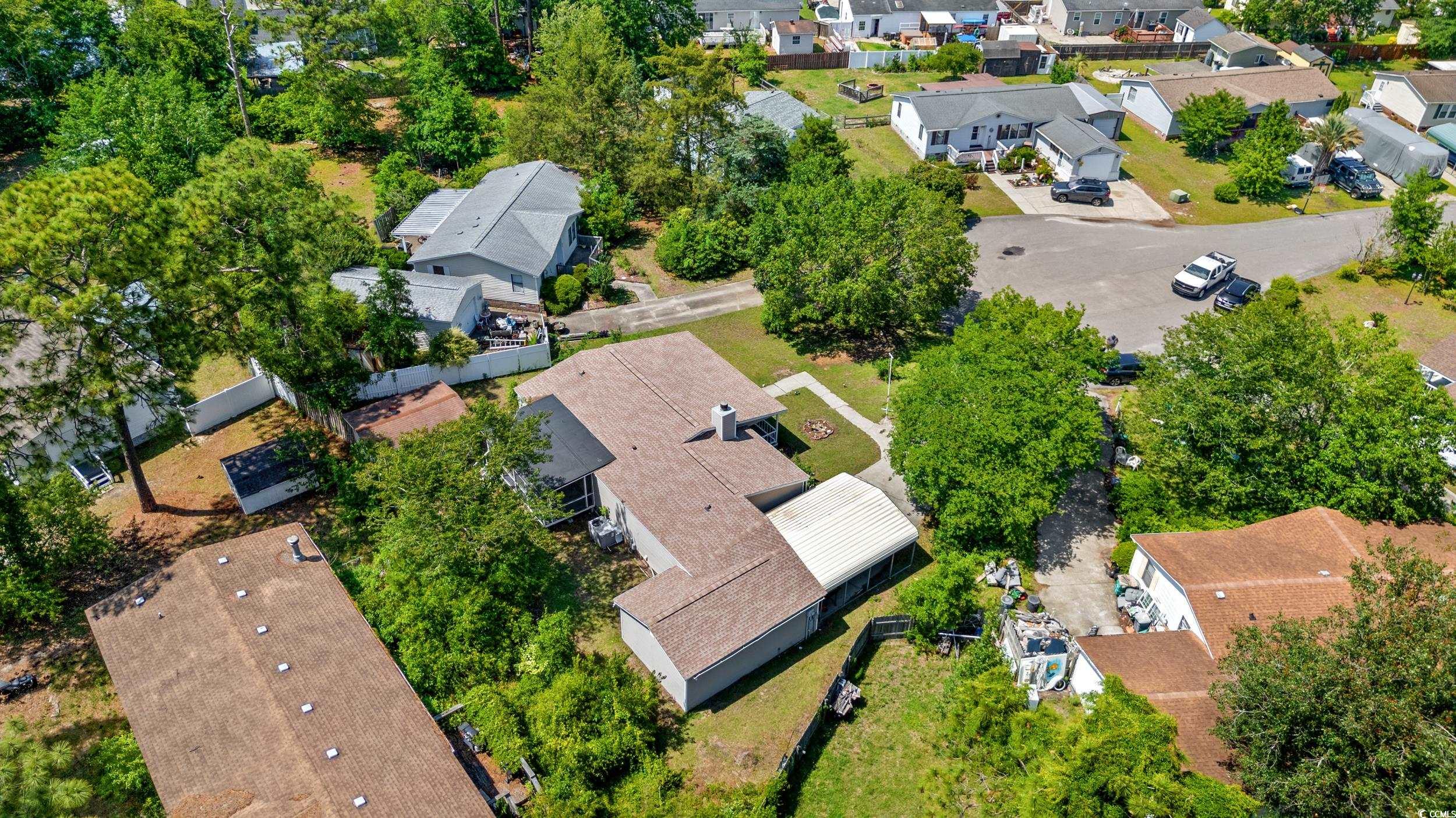 563 Plum Court Myrtle Beach, SC 29579 - Photo 33 of 34 Aerial view of property and surrounding area featuring nearby suburban area