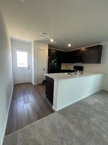 a view of empty room