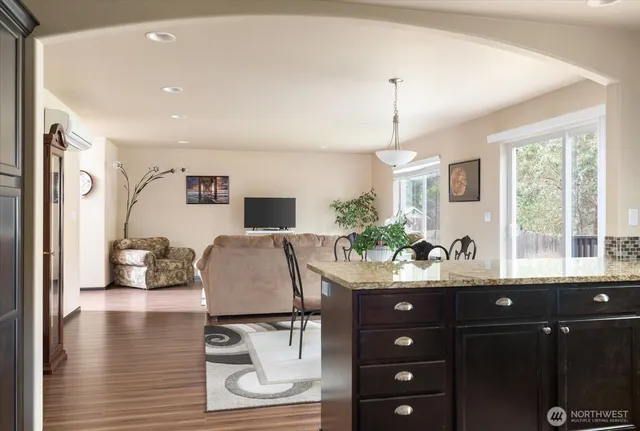 a room with furniture and window