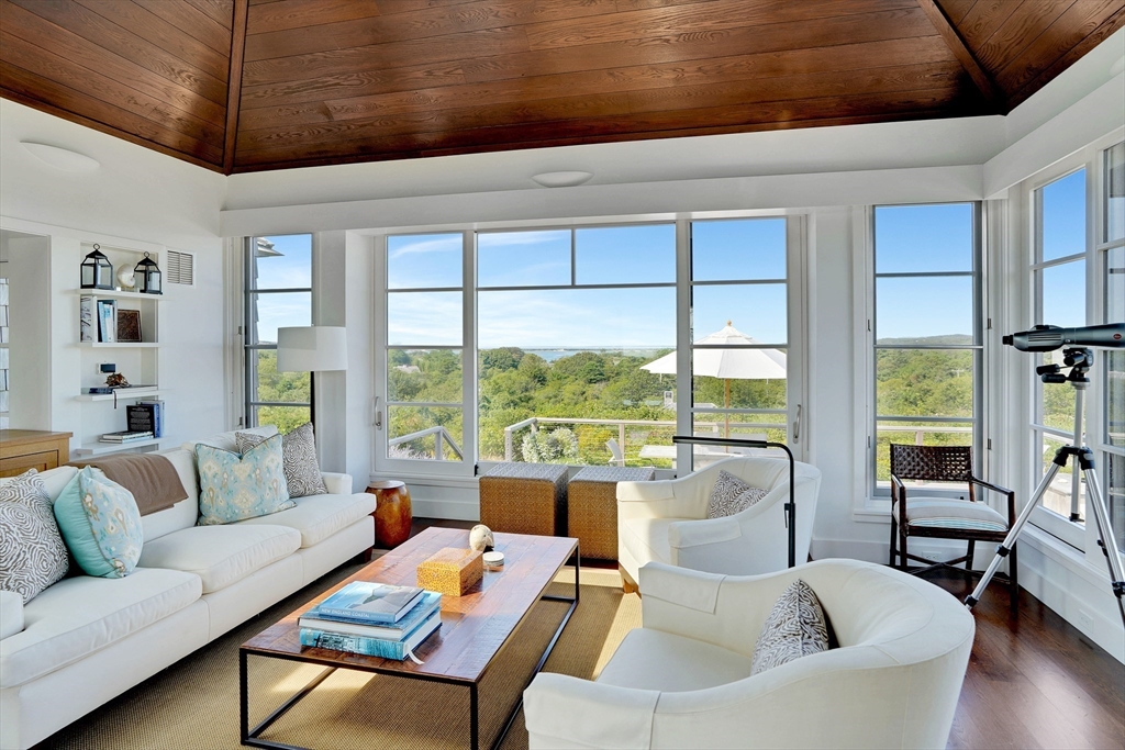 2 Squibnocket Road Chilmark, MA 02535 - Photo 24 of 42 a living room with furniture and a large window