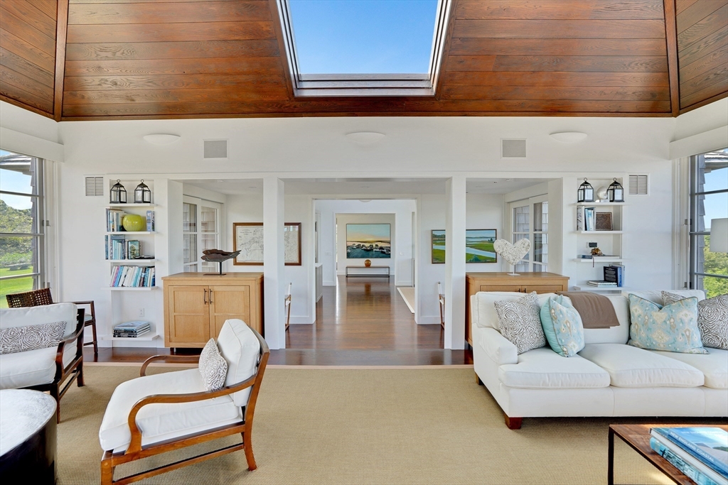 2 Squibnocket Road Chilmark, MA 02535 - Photo 25 of 42 a living room with furniture and wooden floor