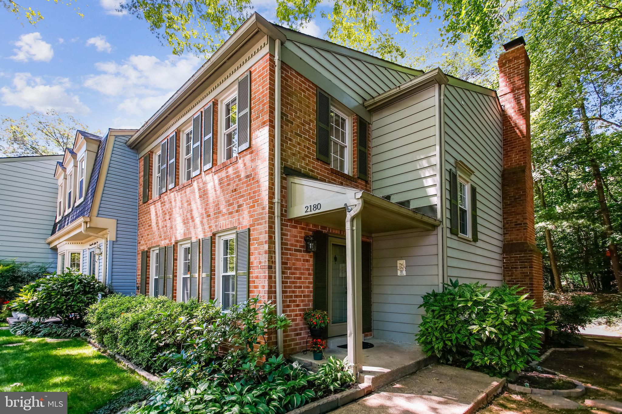 2180 Pond View Court Reston, VA 20191 - Photo 1 of 35 End unit siding to common ground