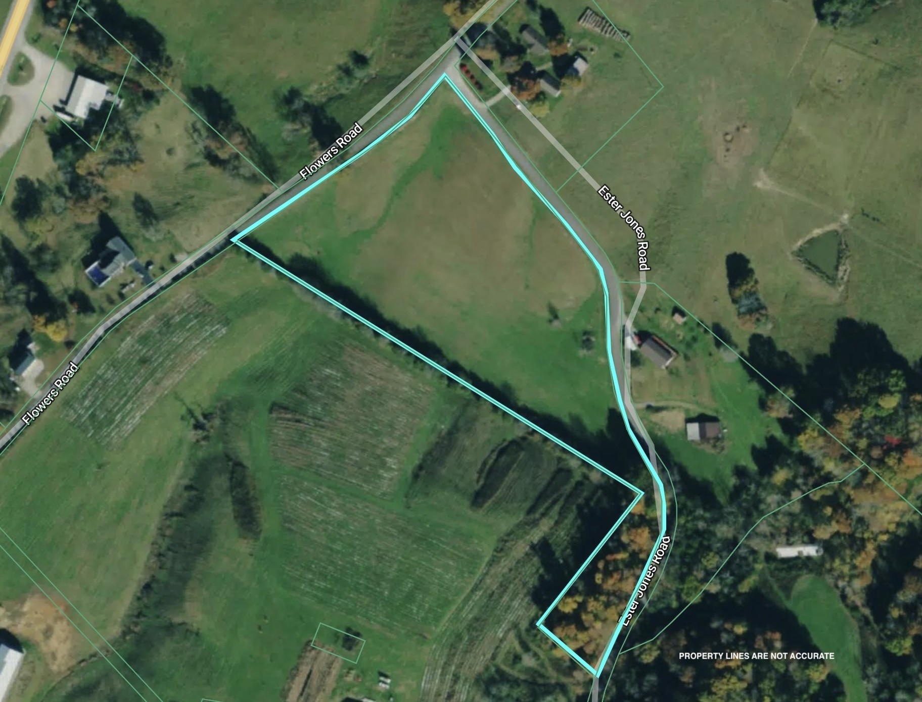 0 Flowers Road Monroe, TN 38573 - Photo 2 of 6 an aerial view of a residential houses with outdoor space and street view