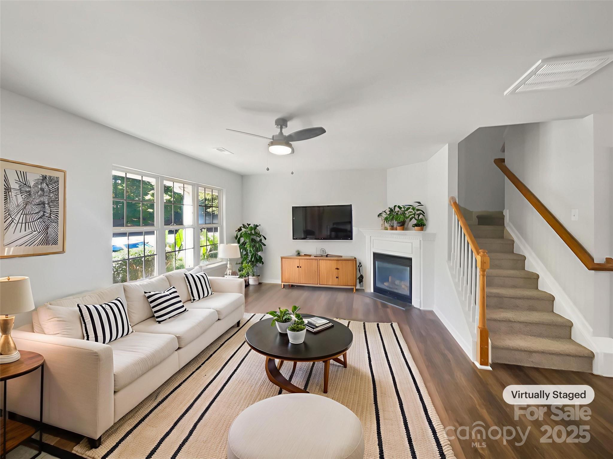 146 Marakery Road, Unit B Mooresville, NC 28115 - Photo 2 of 19 a living room with furniture and a large window