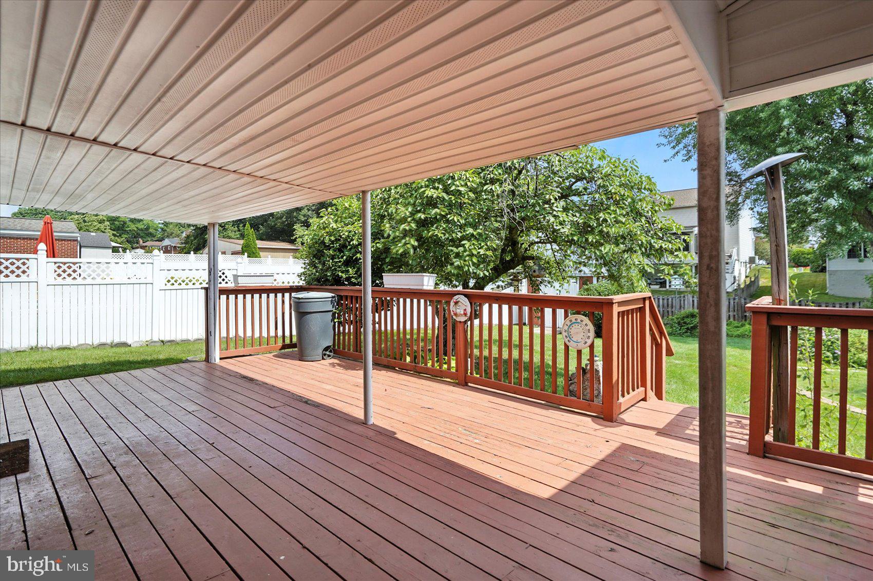 4232 Darleigh Road Baltimore, MD 21236 - Photo 33 of 37 Exterior Rear Covered Deck