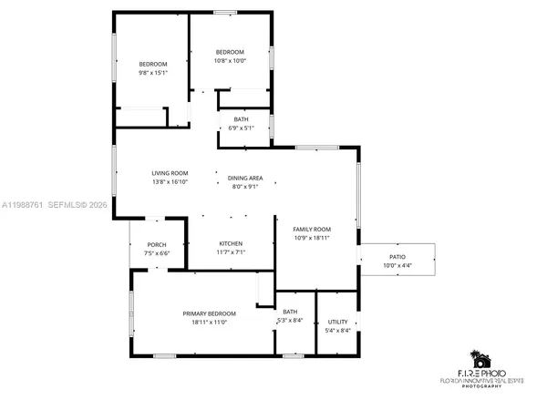 a view of a yard with plants and trees