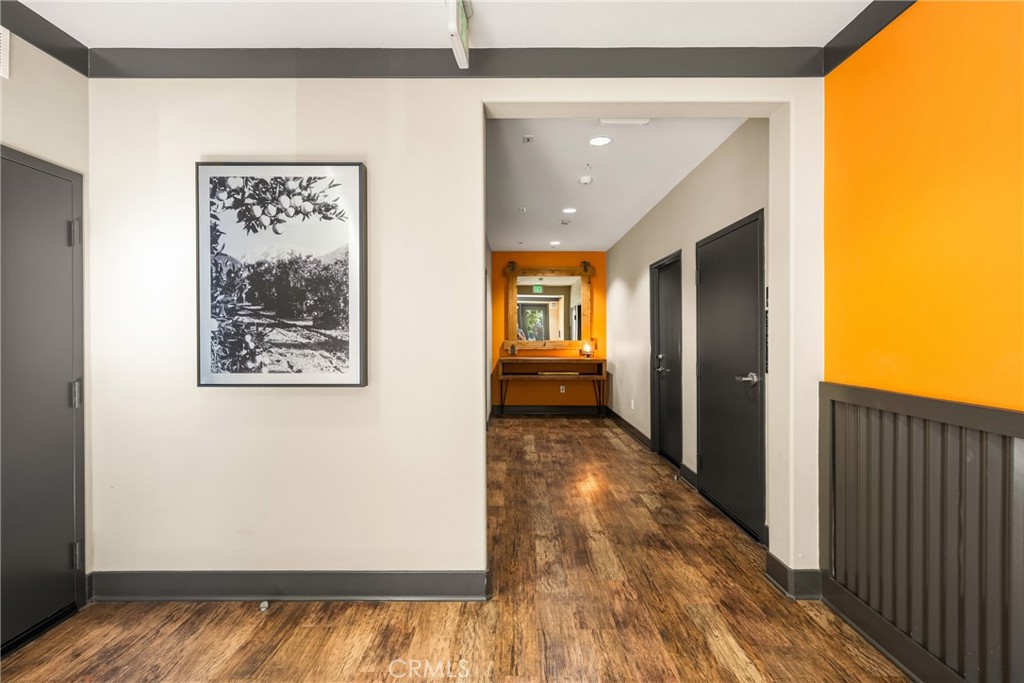 425 South Anaheim Boulevard, Unit 3 Anaheim, CA 92805 - Photo 16 of 53 a view of a hallway with wooden floor