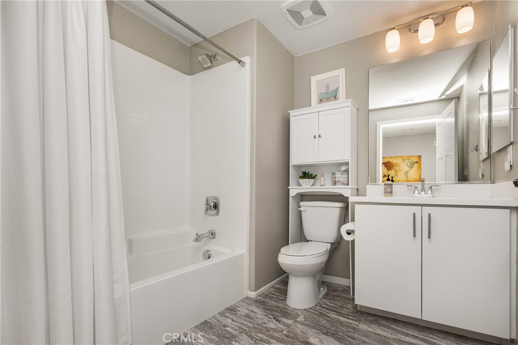 425 South Anaheim Boulevard, Unit 3 Anaheim, CA 92805 - Photo 43 of 53 a bathroom with a sink a toilet and shower