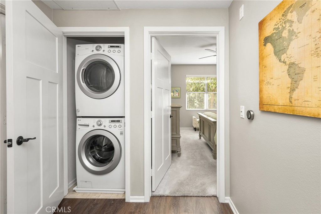 425 South Anaheim Boulevard, Unit 3 Anaheim, CA 92805 - Photo 53 of 53 a view of a hallway with washer and dryer
