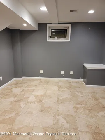 a room with gym equipment