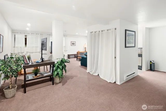 an aerial view of a city with lots of residential buildings