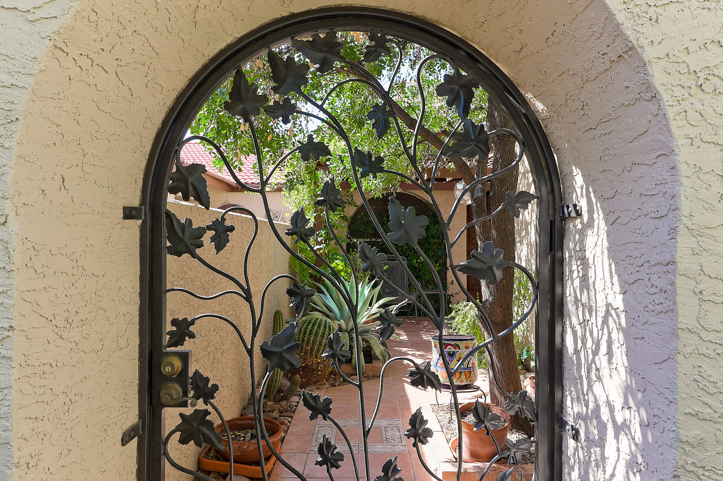 2059 East Brown Road, Unit 34 Mesa, AZ 85213 - Photo 5 of 36 custom iron gate