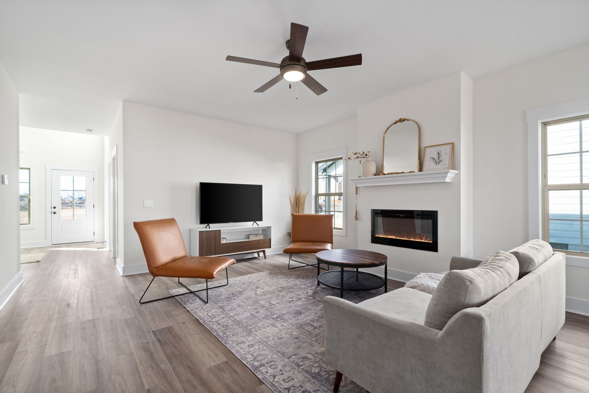 189 Dewberry Road Clarksville, TN 37042 - Photo 12 of 52 a living room with furniture and a fireplace