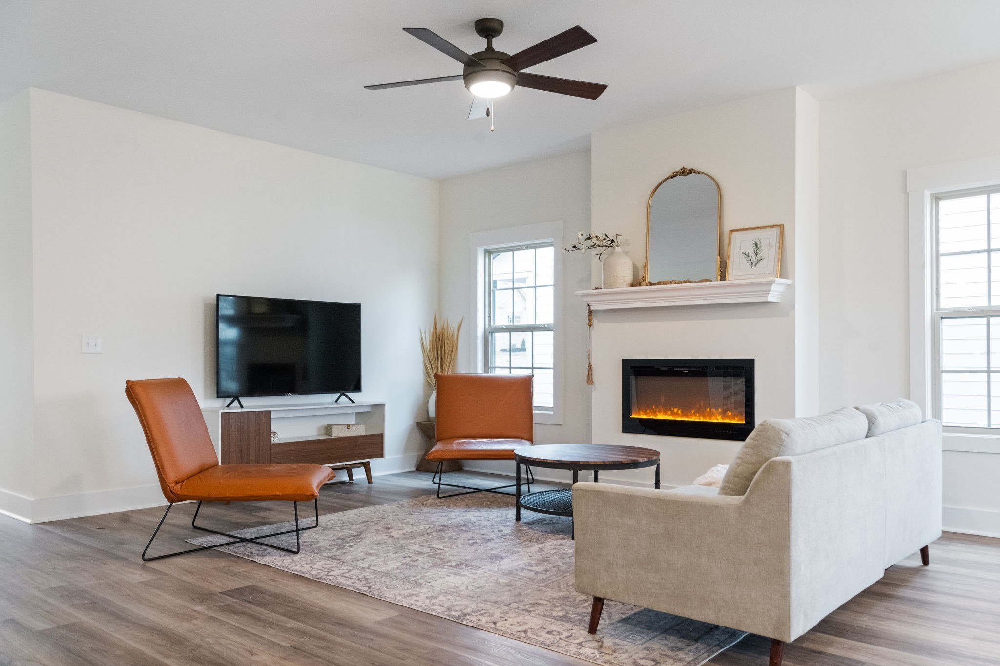 189 Dewberry Road Clarksville, TN 37042 - Photo 9 of 52 a living room with furniture and a fireplace