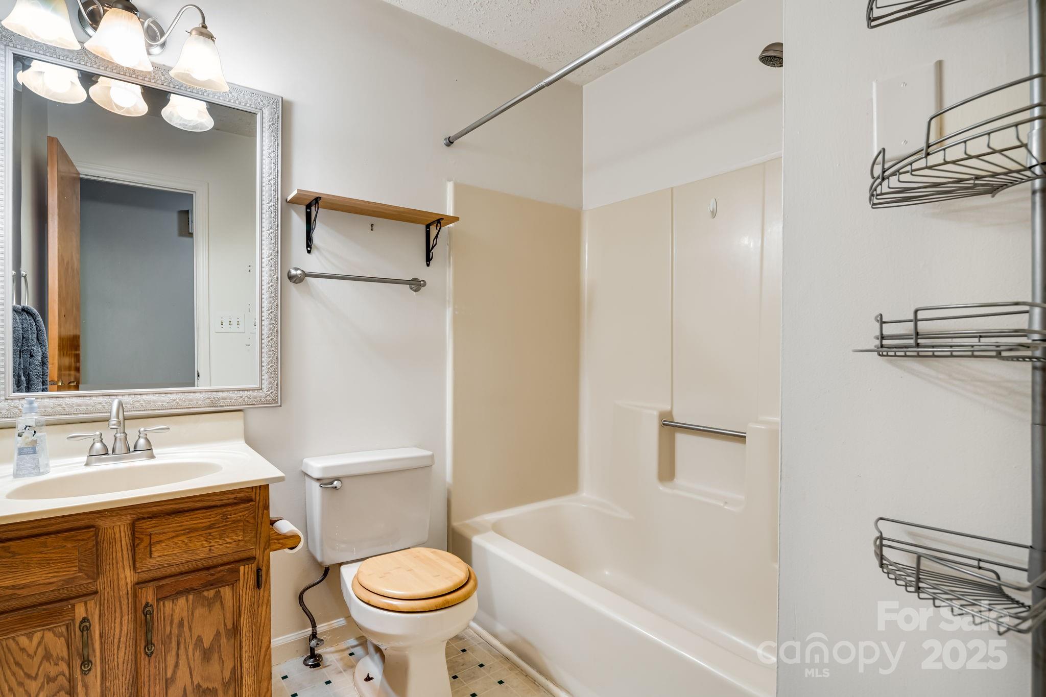1360 Jupiter Road Weaverville, NC 28787 - Photo 10 of 39 a bathroom with a sink a toilet and shower