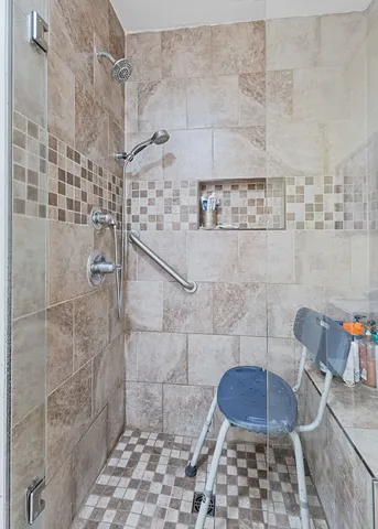 a living room filled with furniture