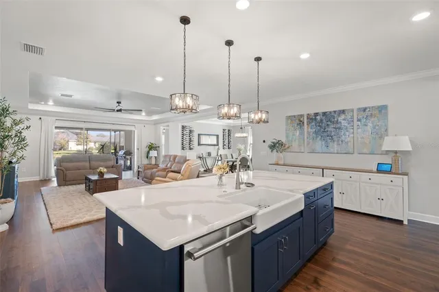 a view of swimming pool with outdoor seating