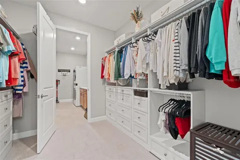 a view of a garden in front of a house