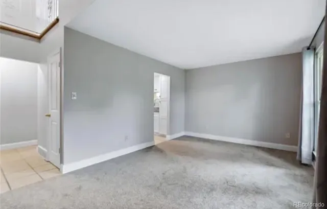 a view of an empty room