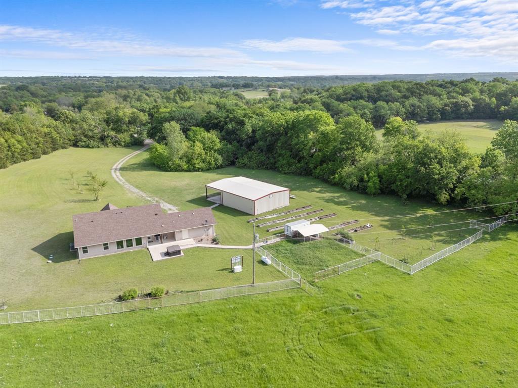 254 Jackson Road Whitewright, TX 75491 - Photo 7 of 40 Aerial view back of home