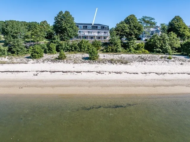 a view of a house with a street