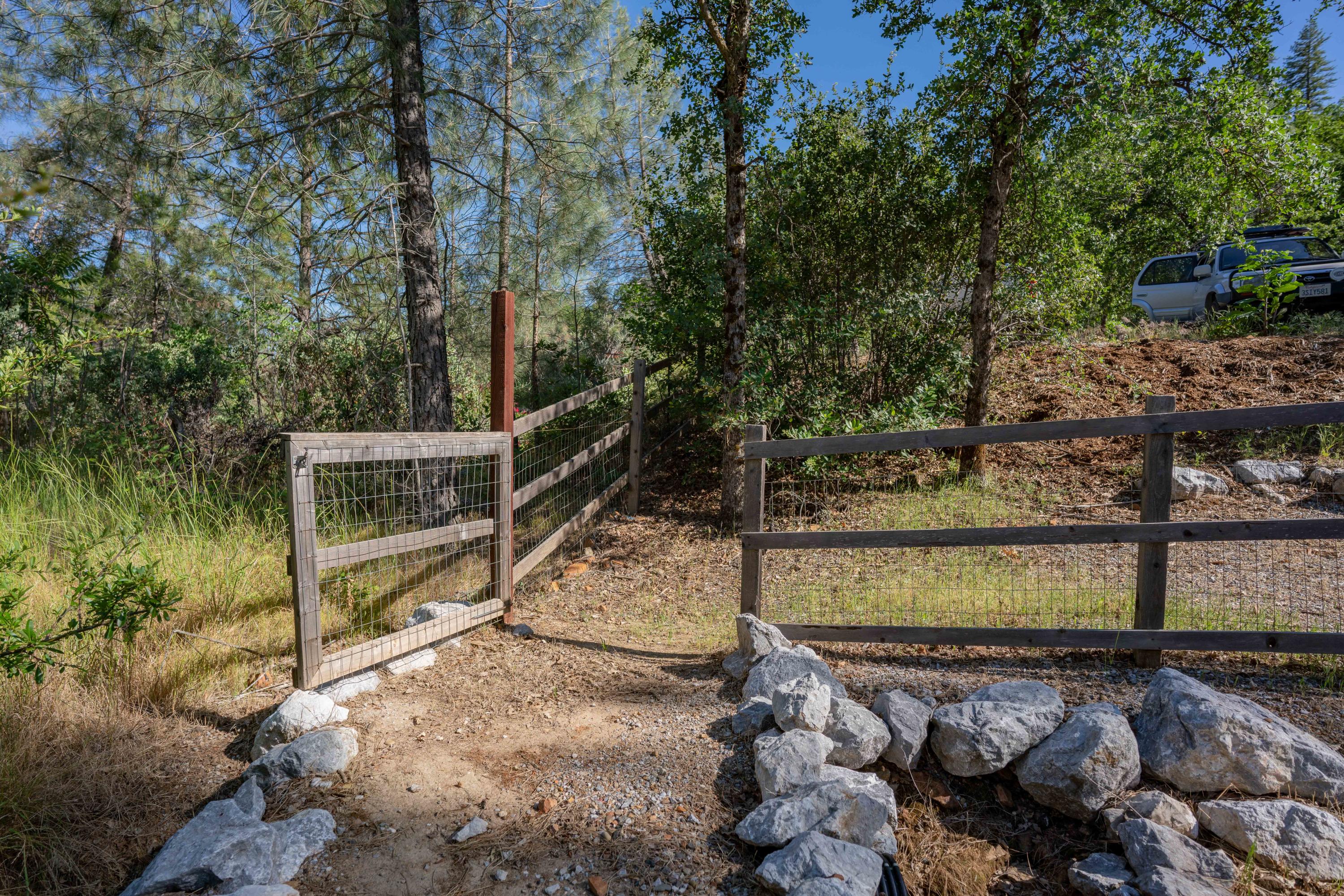 Homer Redding, CA 96001 - Photo 5 of 16 a view of a yard with iron fence